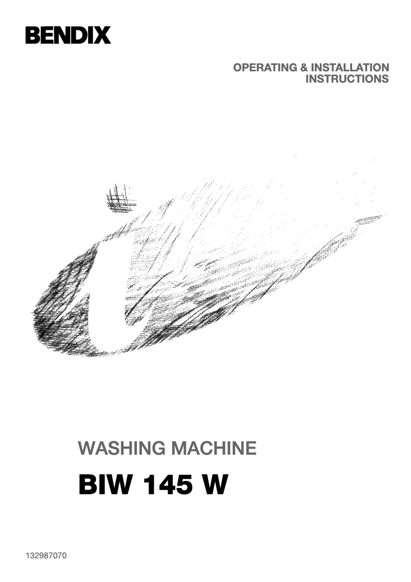 Page n°1 - Manuel utilisateur Bendix BIW145W