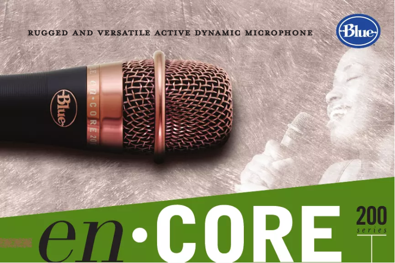 Page 1 de la notice Manuel utilisateur Blue enCore 200