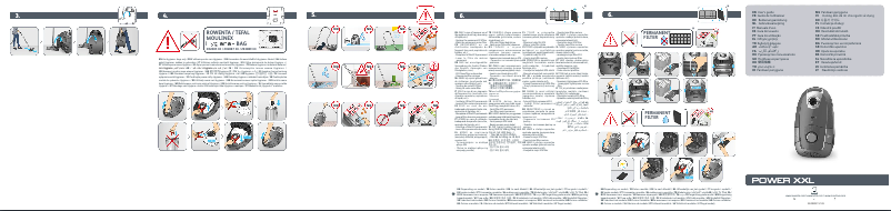 Page 1 de la notice Manuel utilisateur Tefal Micro Space Cyclonic TW3233