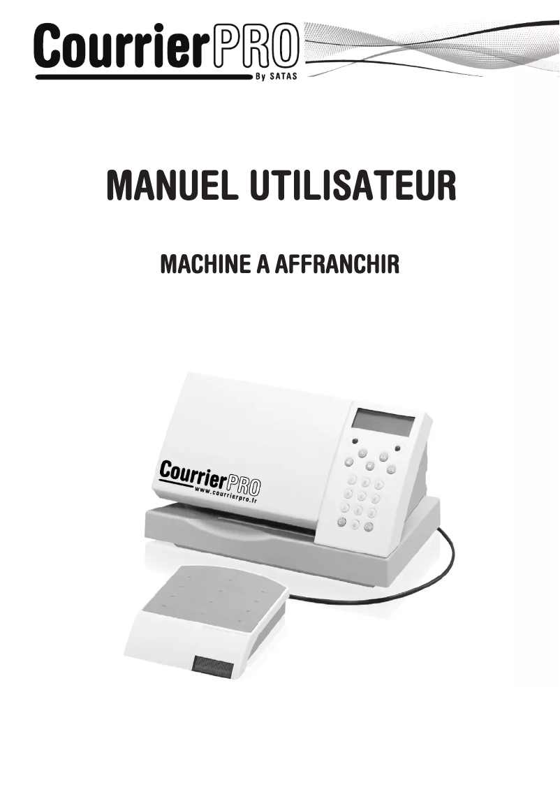 Image de la première page du manuel de l'appareil CourierPro