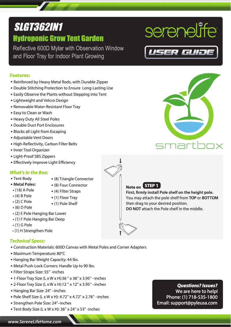 Image de la première page du manuel de l'appareil SLGT362IN1