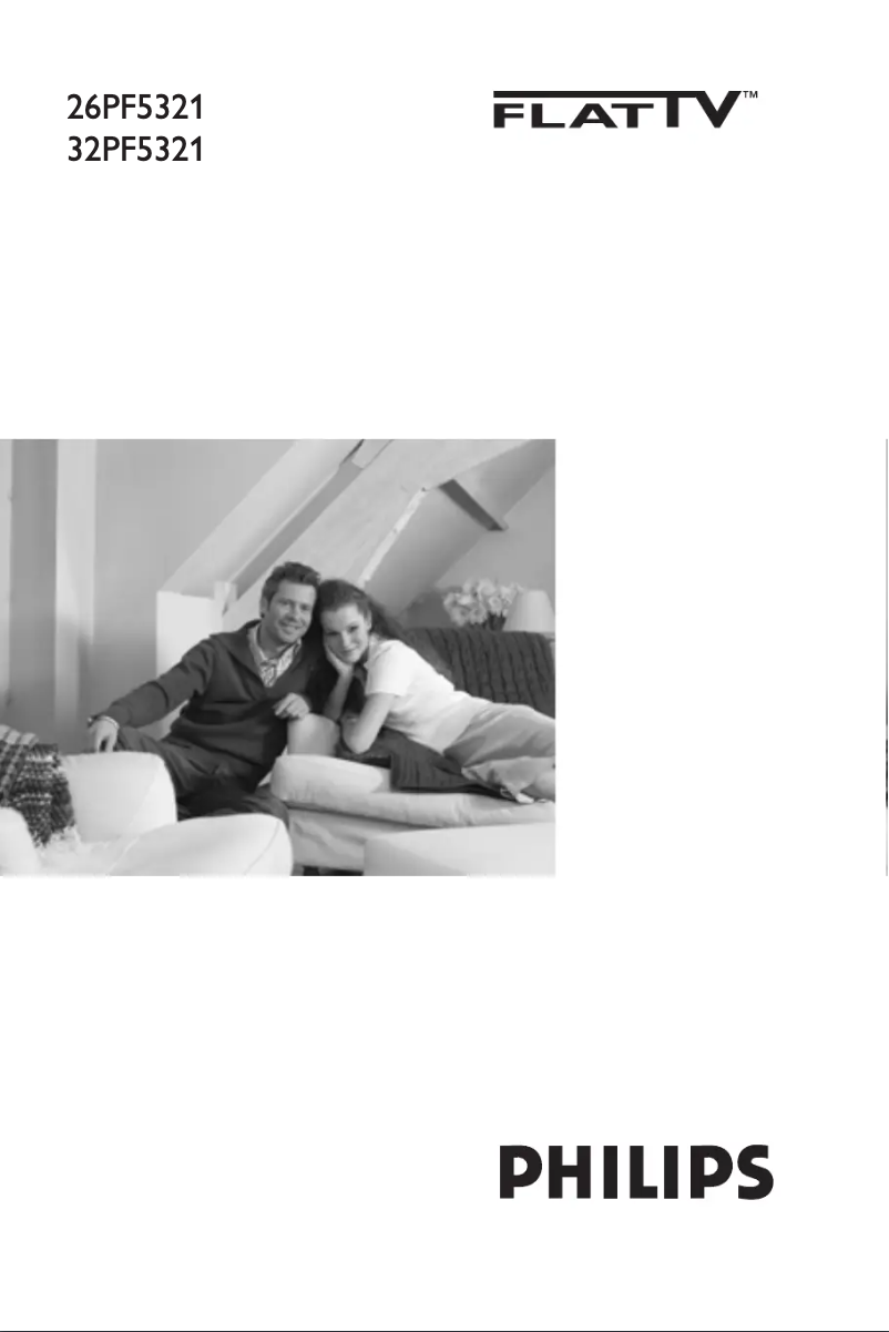 Image de la première page du manuel de l'appareil 26PF5321F