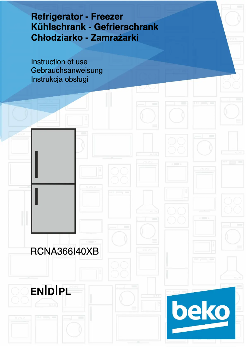 Image de la première page du manuel de l'appareil RCNA366I40XB