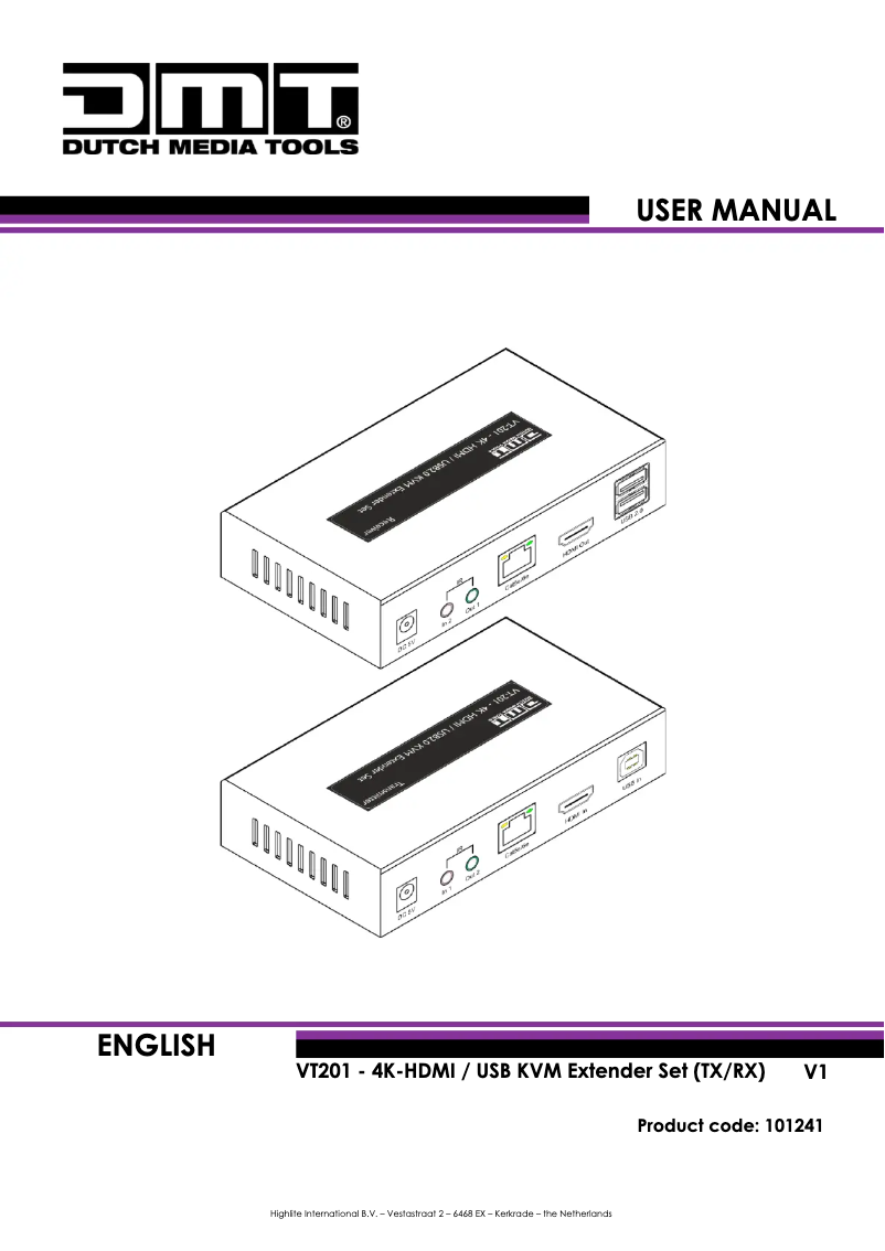Image de la première page du manuel de l'appareil VT201