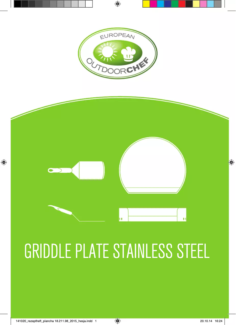 Image de la première page du manuel de l'appareil Griddle Plate