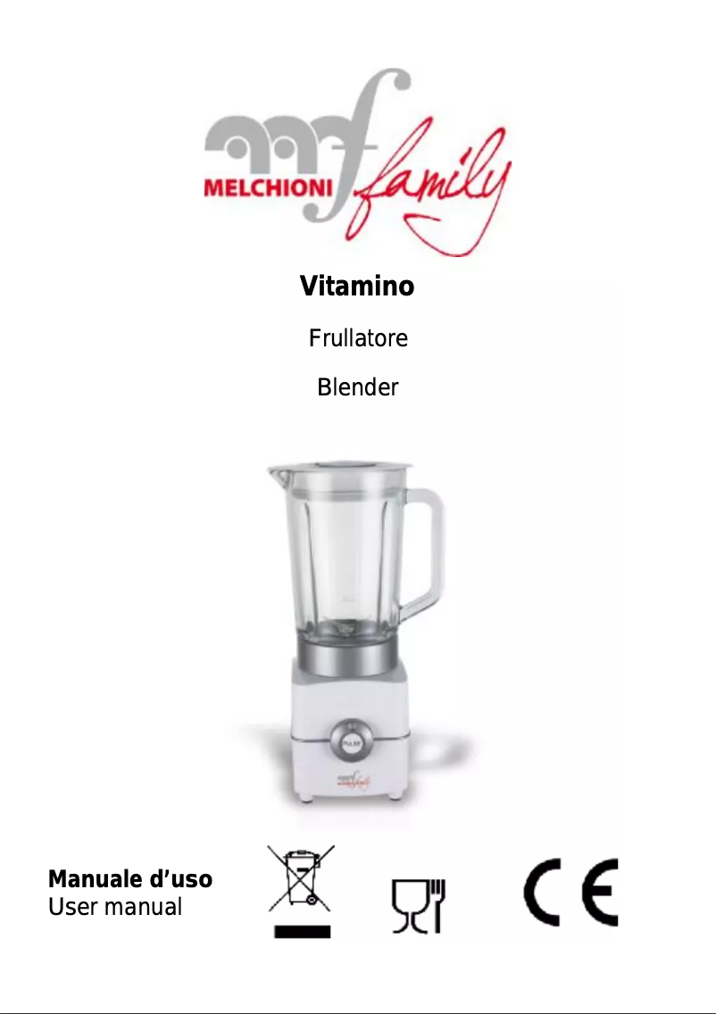 Image de la première page du manuel de l'appareil VITAMINO