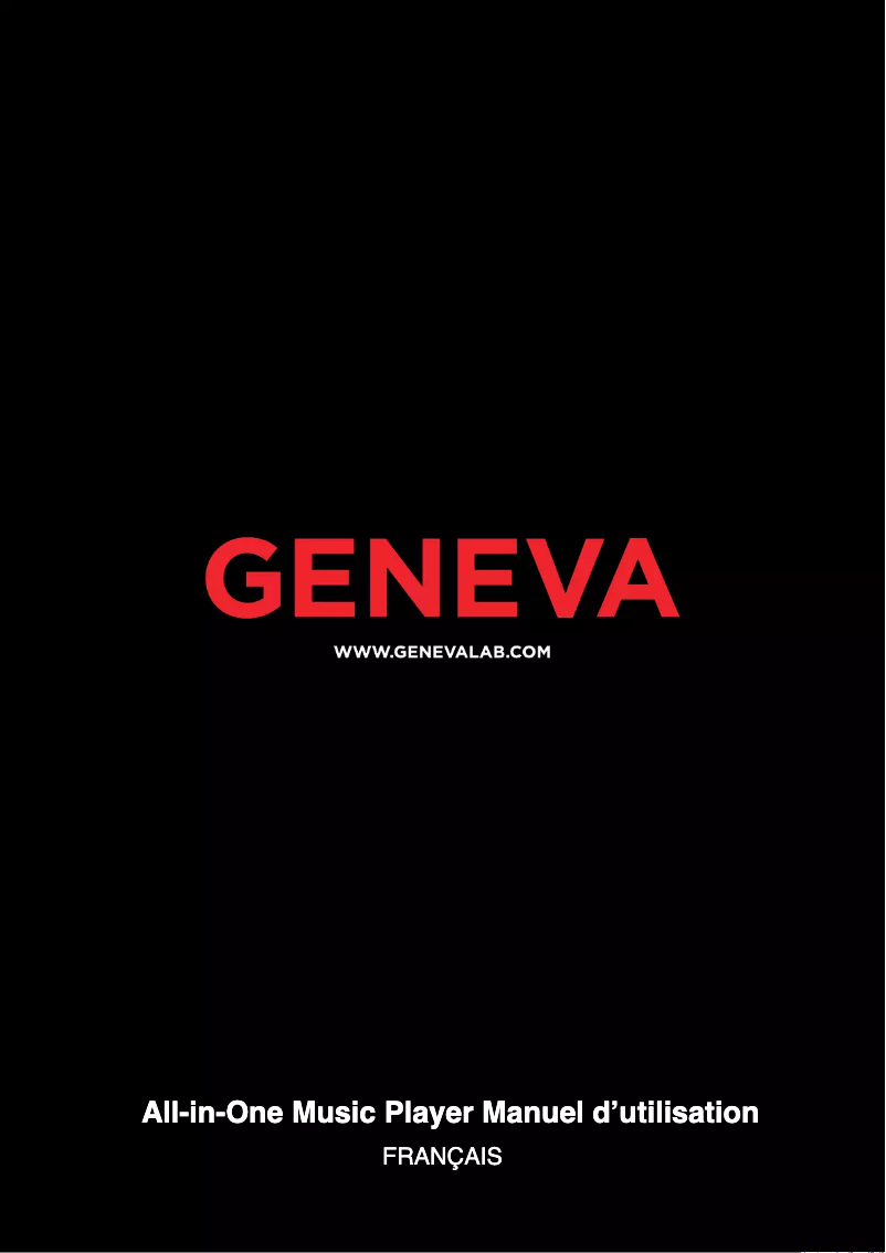 Image de la première page du manuel de l'appareil DeCon