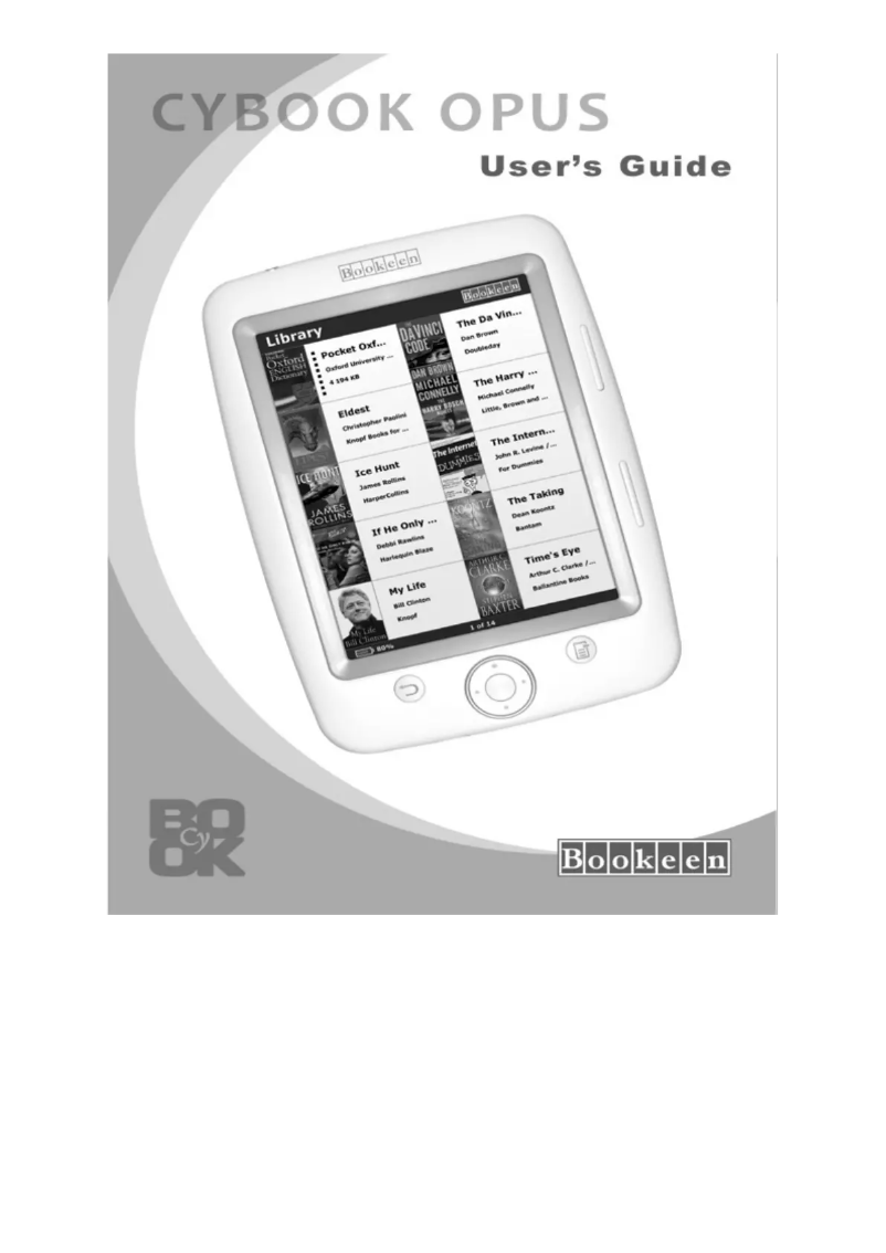 Página 1 del manual Manual de usuario Cybook Opus