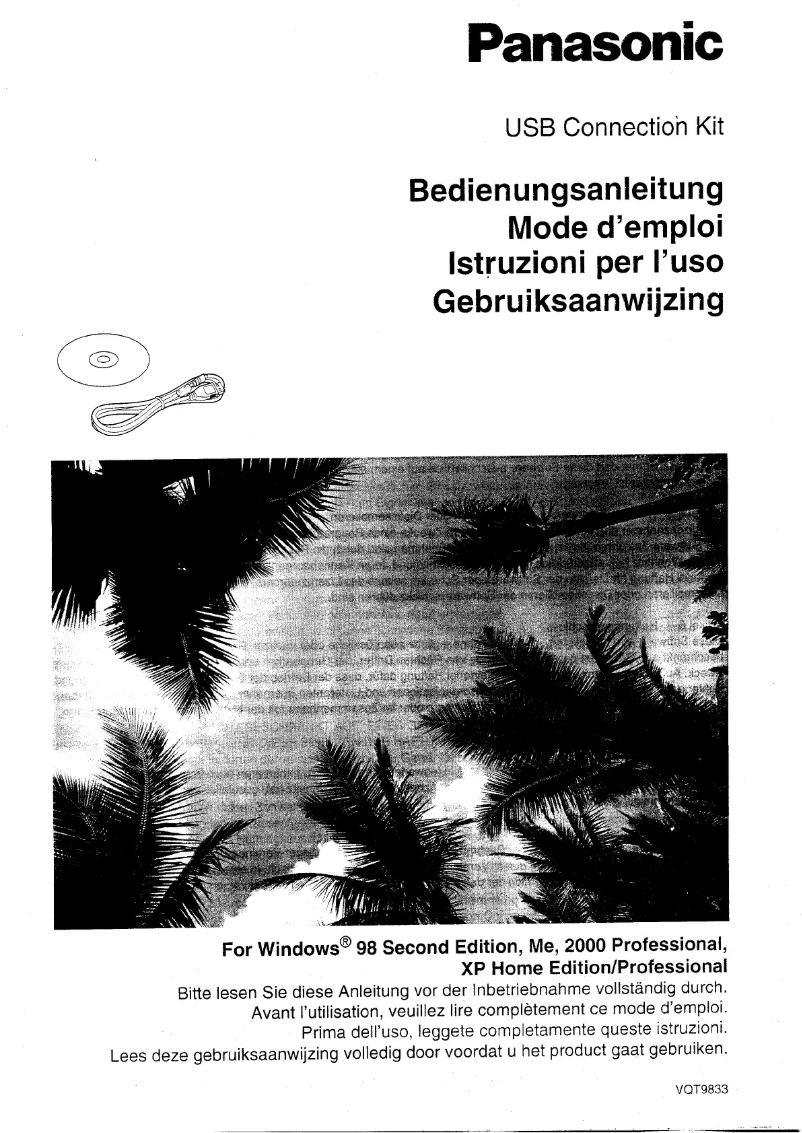 Image de la première page du manuel de l'appareil USB Connection Kit