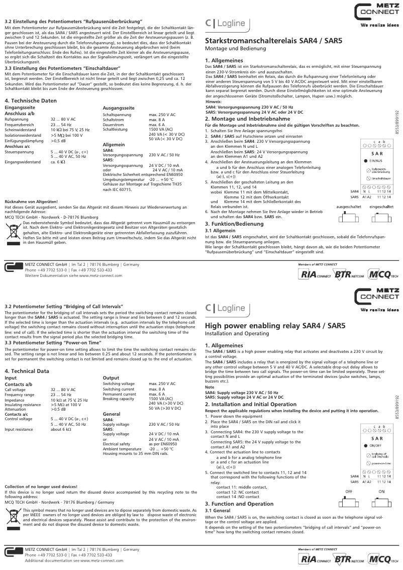 Page 1 de la notice Manuel utilisateur BTR Netcom 130283-I