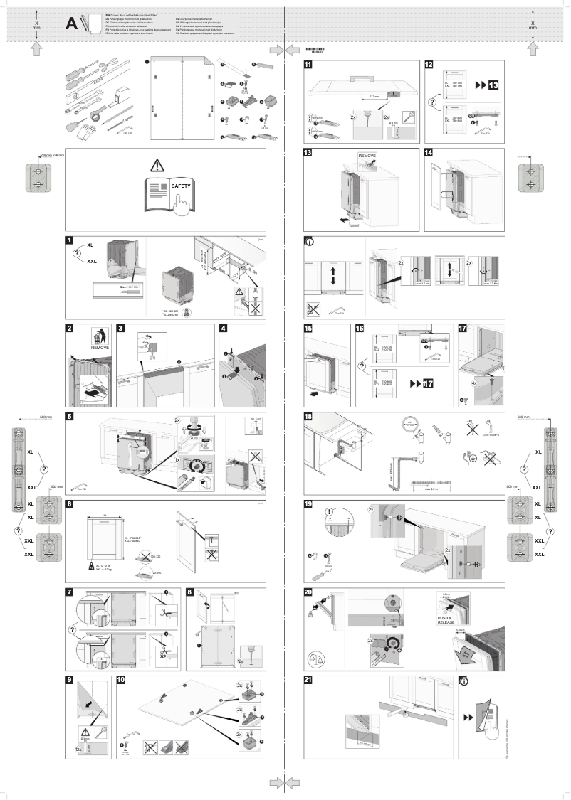 Page 1 de la notice Manuel utilisateur Atag VA8215SLR