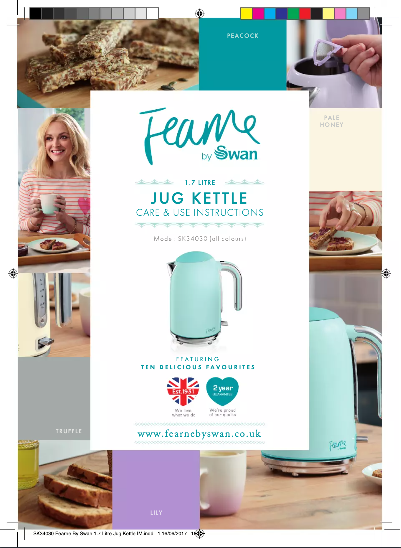 Imagen de la primera página del manual del dispositivo SK34030TEN