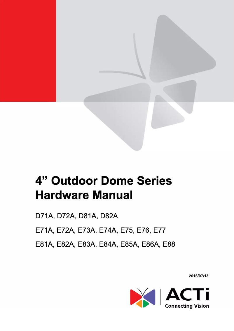 Image de la première page du manuel de l'appareil E76