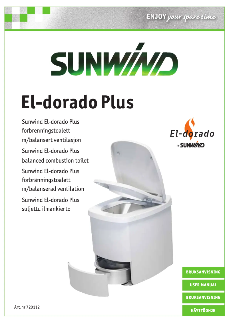 Page n°1 - Manuel utilisateur Sunwind El-dorado Plus