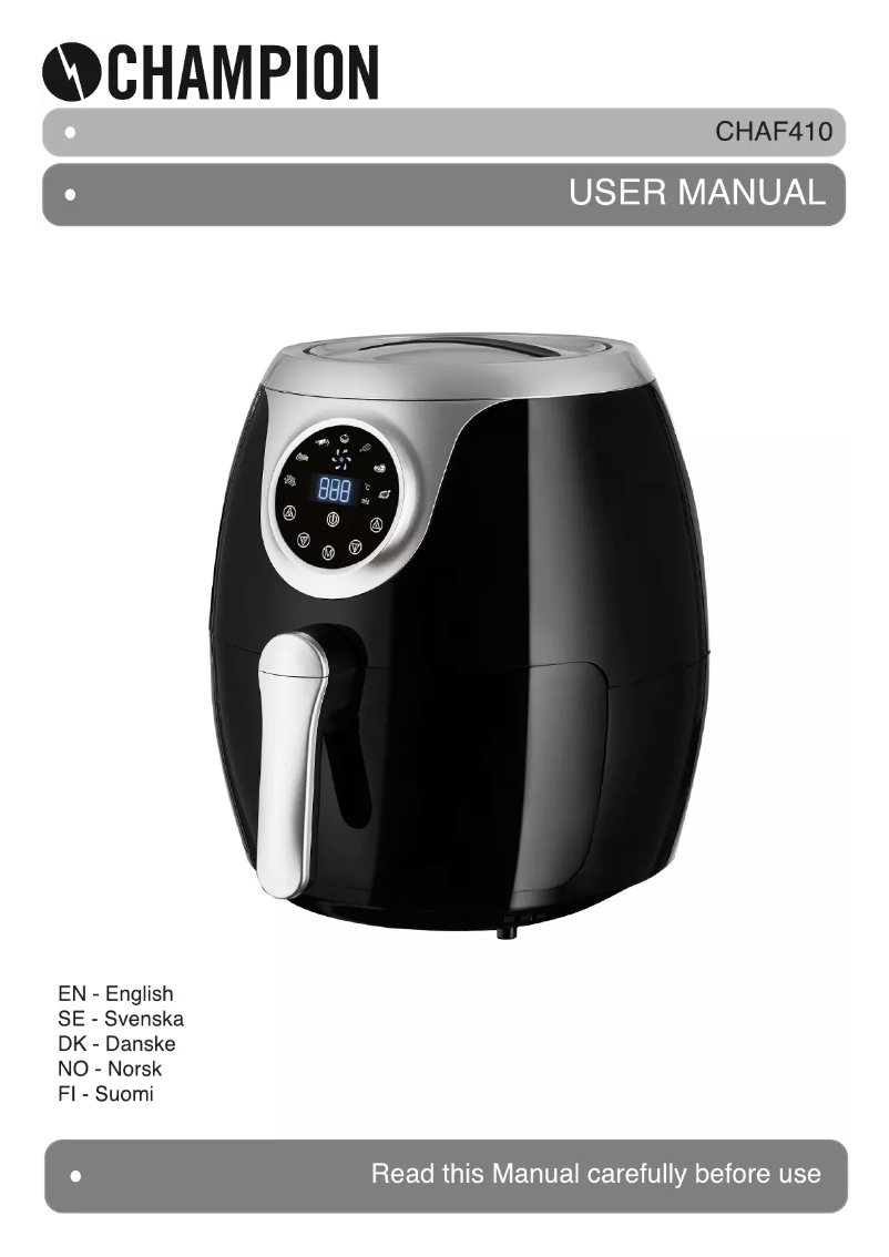 Page 1 de la notice Manuel utilisateur Champion CHAF410