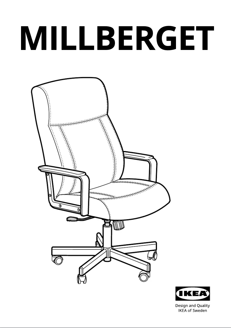 Image de la première page du manuel de l'appareil MILLBERGET 904.893.93