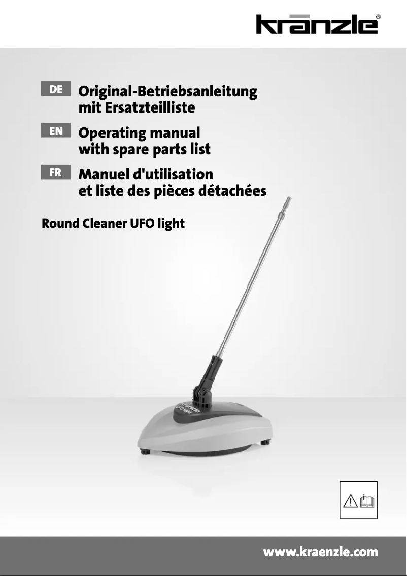 Página 1 del manual Manual de usuario Kränzle RoundCleaner UFO light