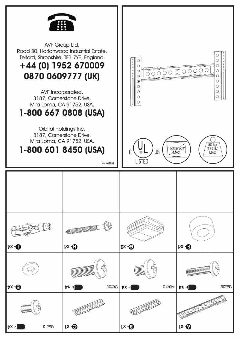 Página 1 del manual Manual de usuario AVF EL800B-A