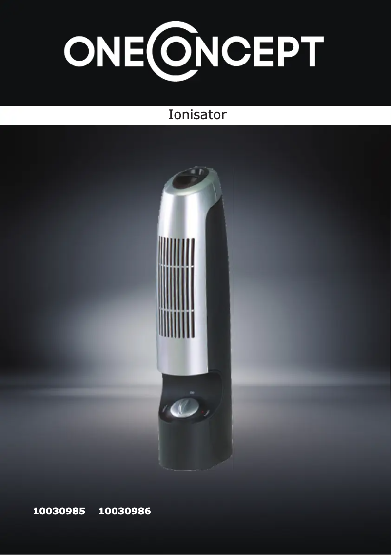 Page n°1 - Manuel utilisateur OneConcept St. Oberholz 2G