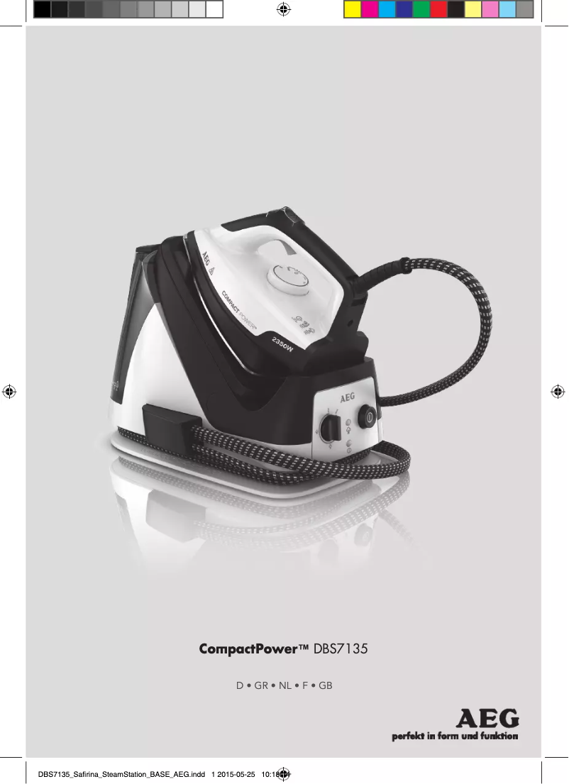 Página 1 del manual Manual de usuario AEG CompactPower DBS7135