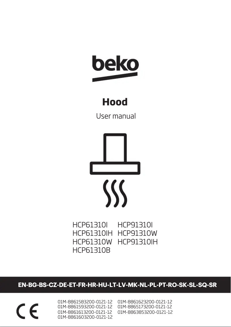 Page n°1 - Manuel utilisateur Beko HCP61310B