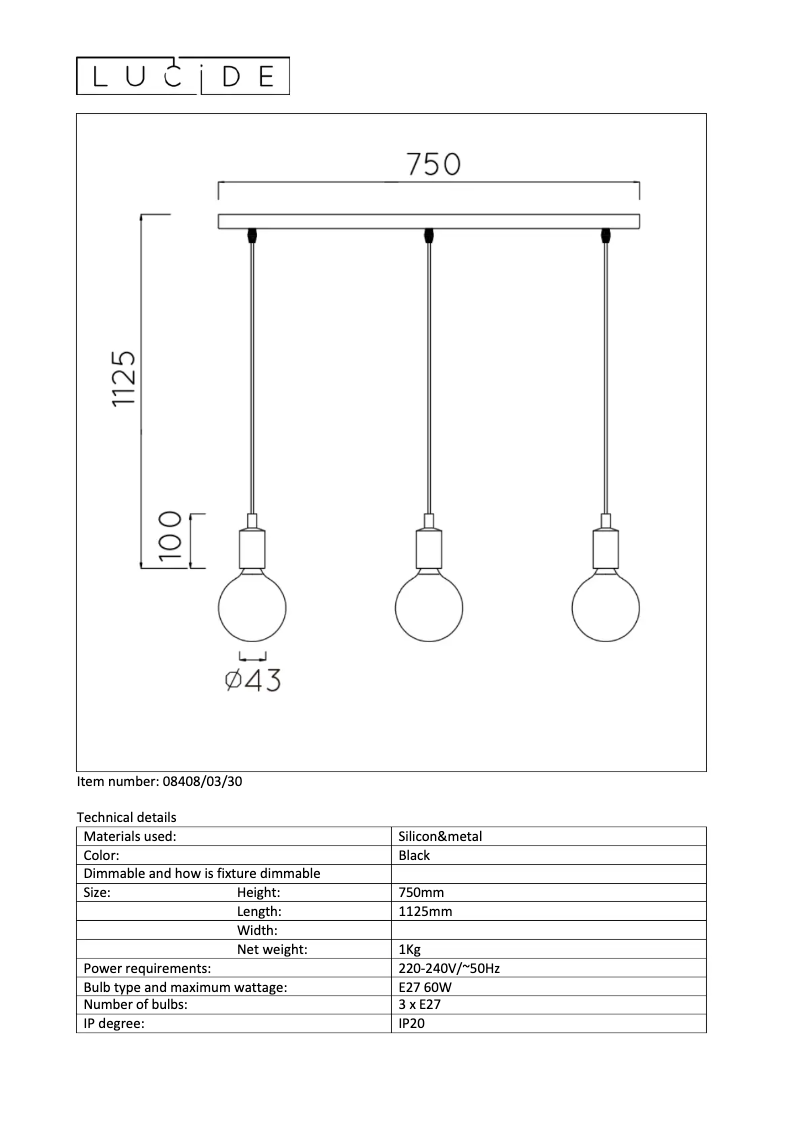Image de la première page du manuel de l'appareil Fix multiple 08408/03/30