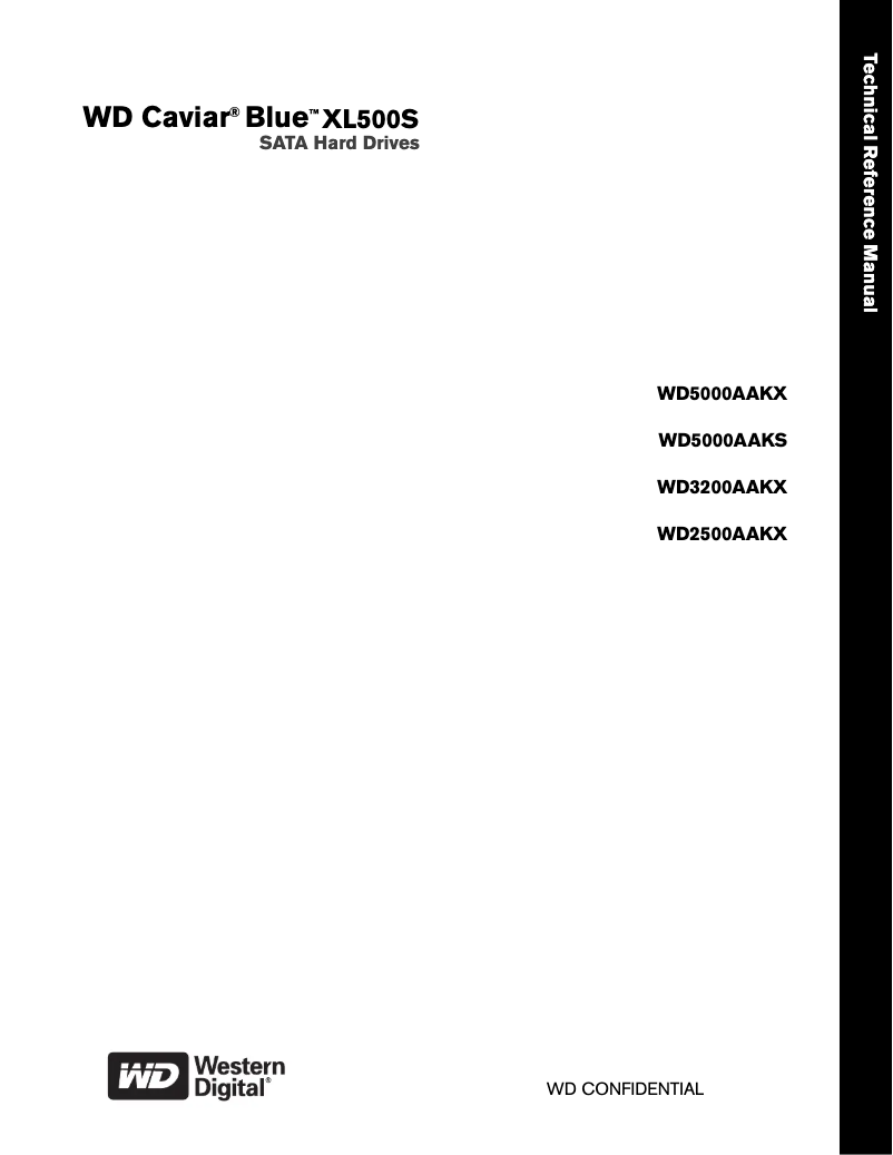 Page n°1 - Manuel utilisateur Western Digital Blue