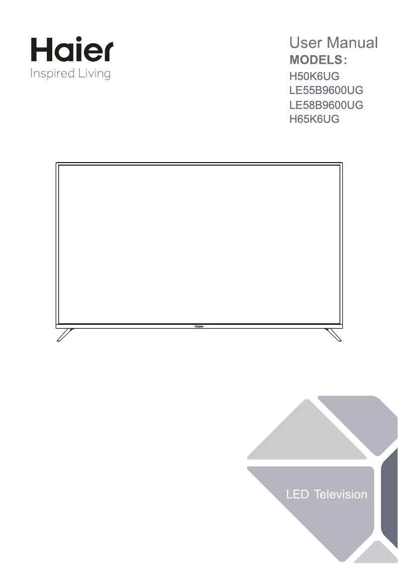 Image de la première page du manuel de l'appareil H50K6UG