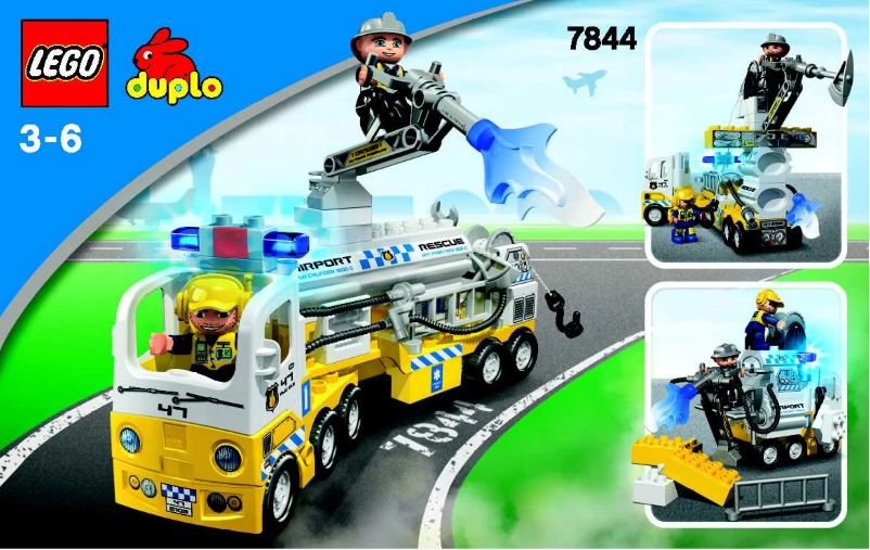 Page n°1 - Manuel utilisateur Lego Duplo 7844