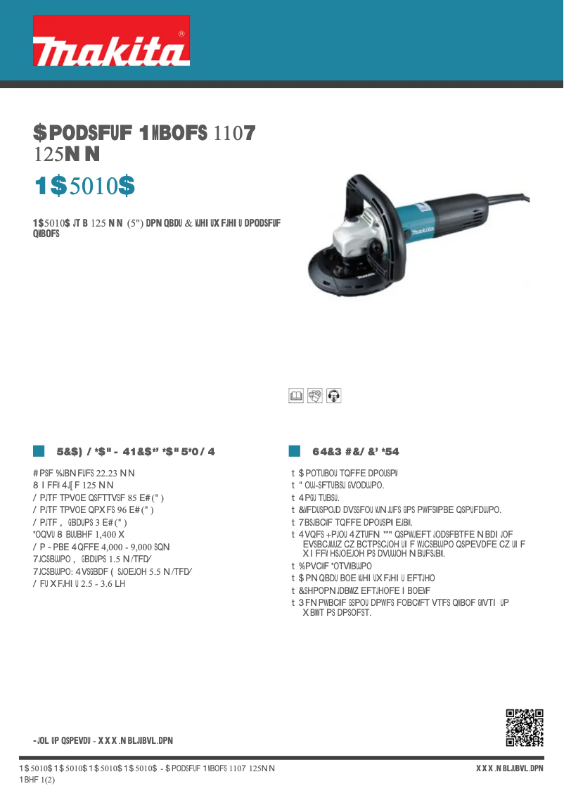 Image de la première page du manuel de l'appareil PC5010C