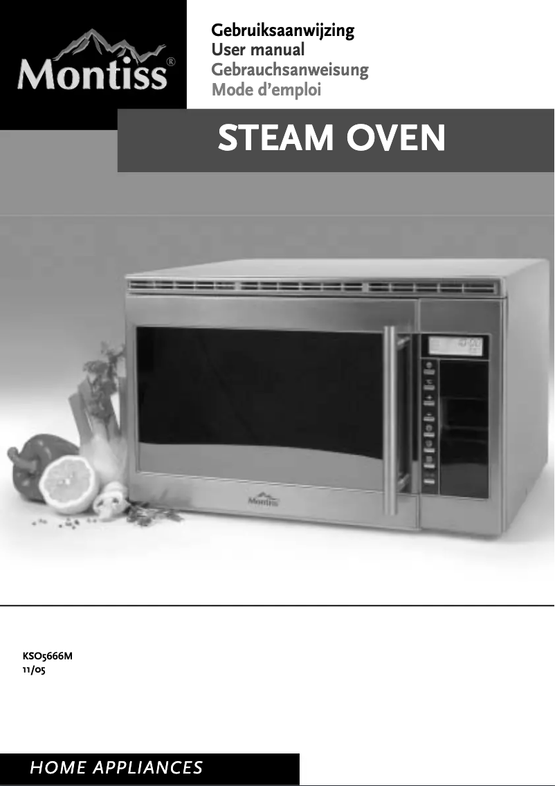 Page 1 de la notice Manuel utilisateur Montiss KSO 5666 M