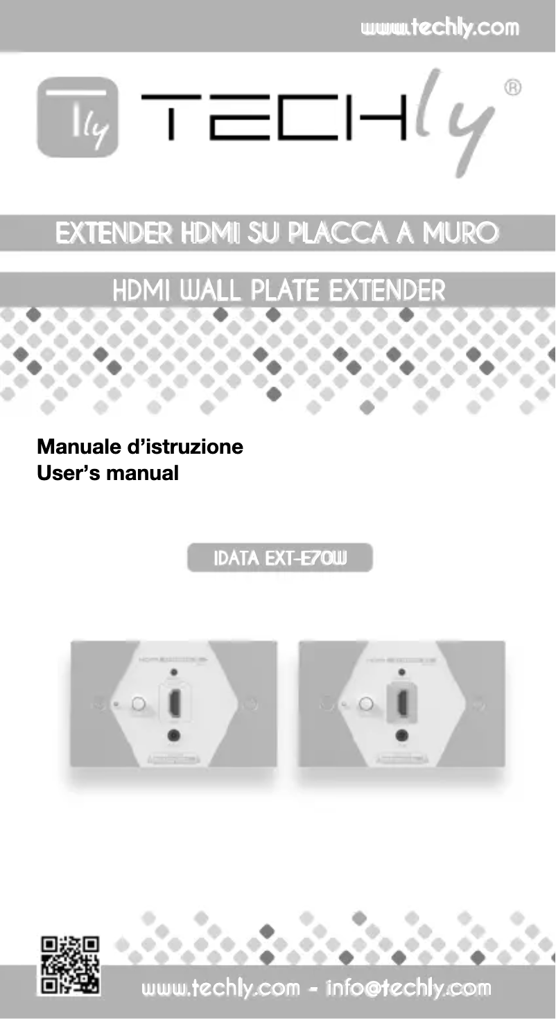 Page 1 de la notice Manuel utilisateur Techly IDATA EXT-E70W