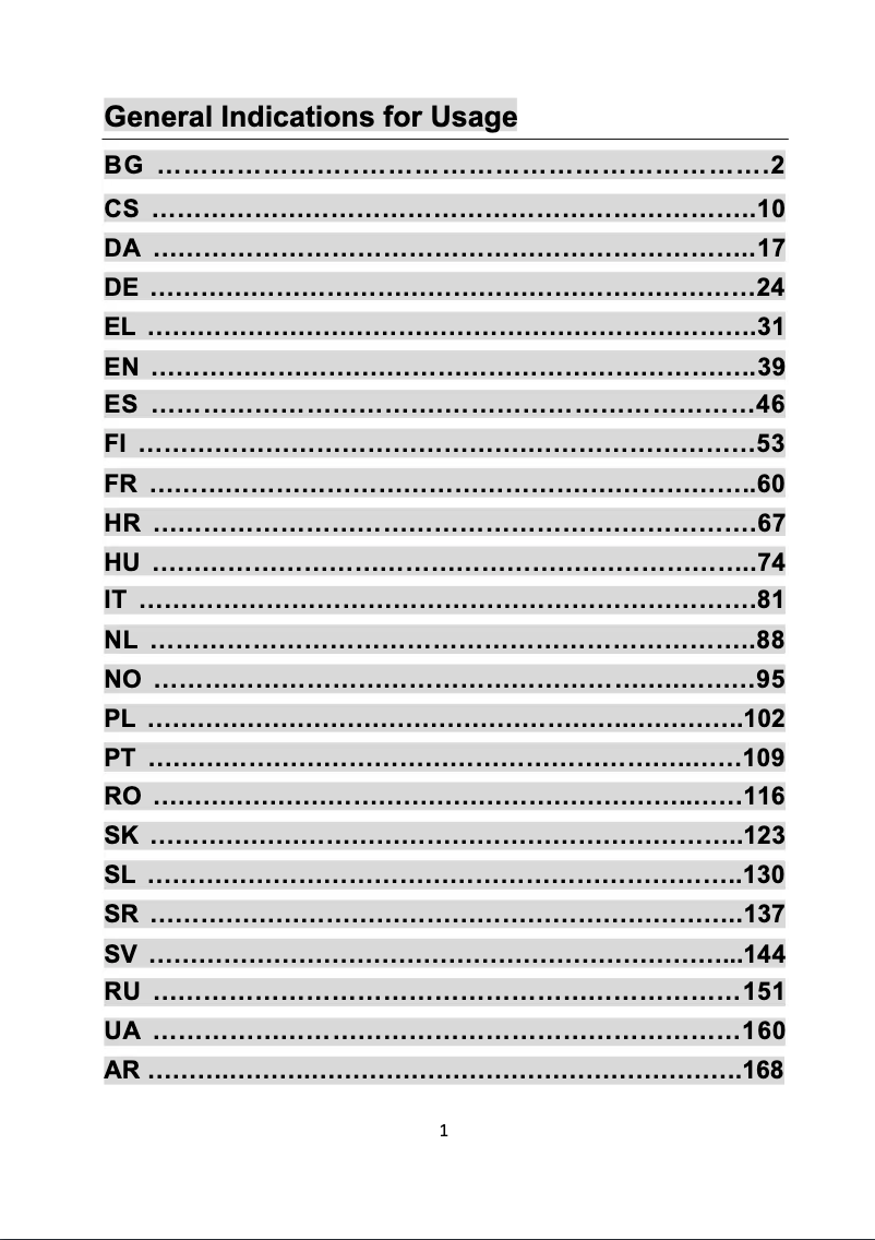 Page n°1 - Manuel utilisateur Candy CBL3518FK