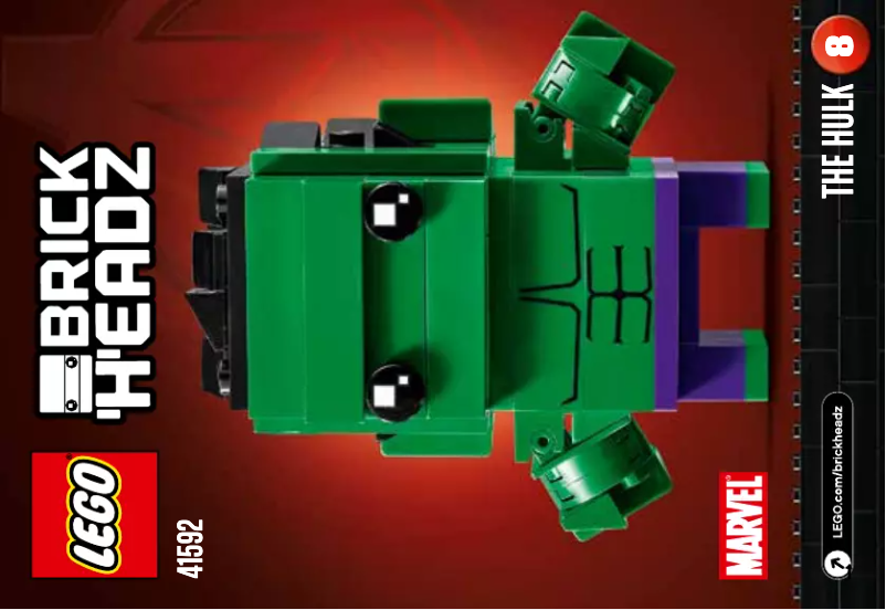 Page n°1 - Consignes visuelles Lego The Hulk 41592