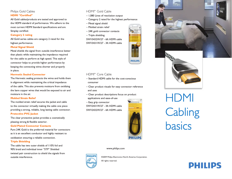 Page 1 de la notice Manuel utilisateur Philips SWV2431W