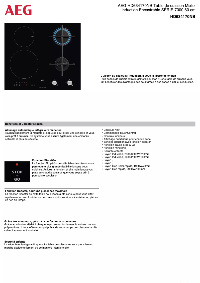 Imagen de la primera página del manual del dispositivo HD634170NB