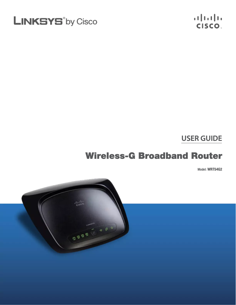 Página 1 del manual Manual de usuario Linksys WRT54G2