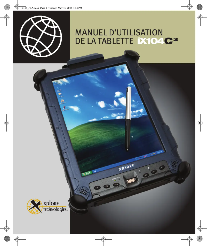 Page n°1 - Manuel utilisateur Xplore iX104C3