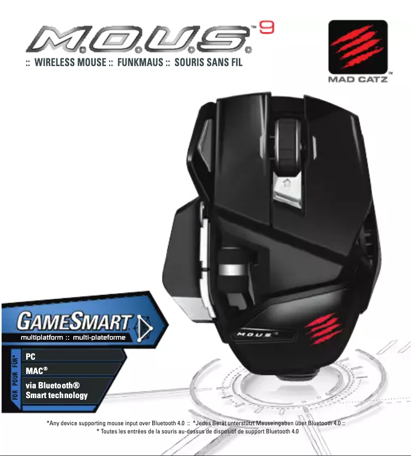Page n°1 - Manuel utilisateur Mad Catz M.O.U.S 9