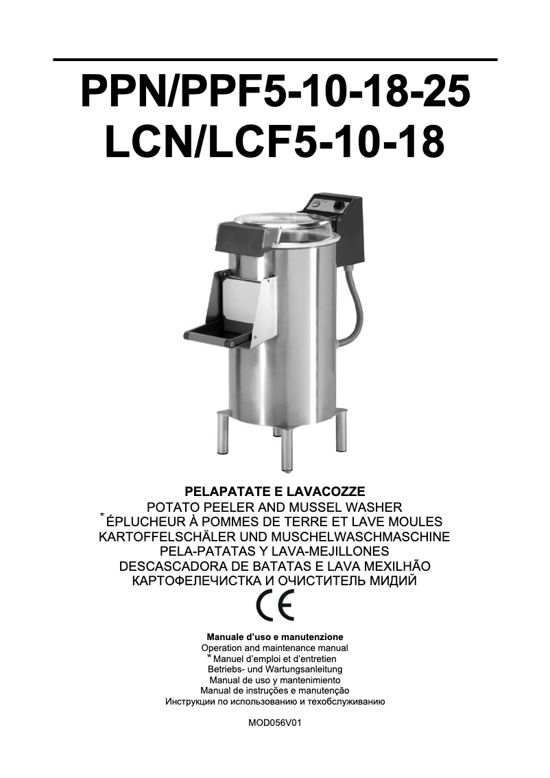 Page 1 de la notice Manuel utilisateur Bartscher A120186