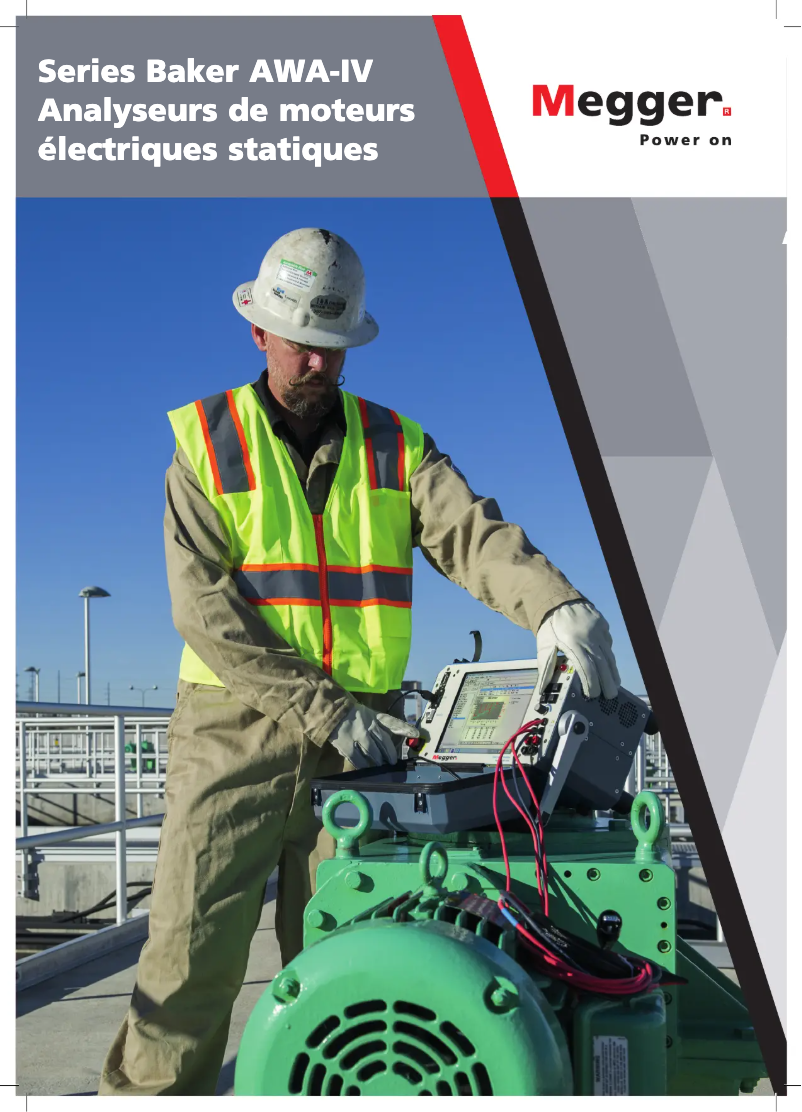 Page 1 de la notice Brochure Megger Baker AWA-IV