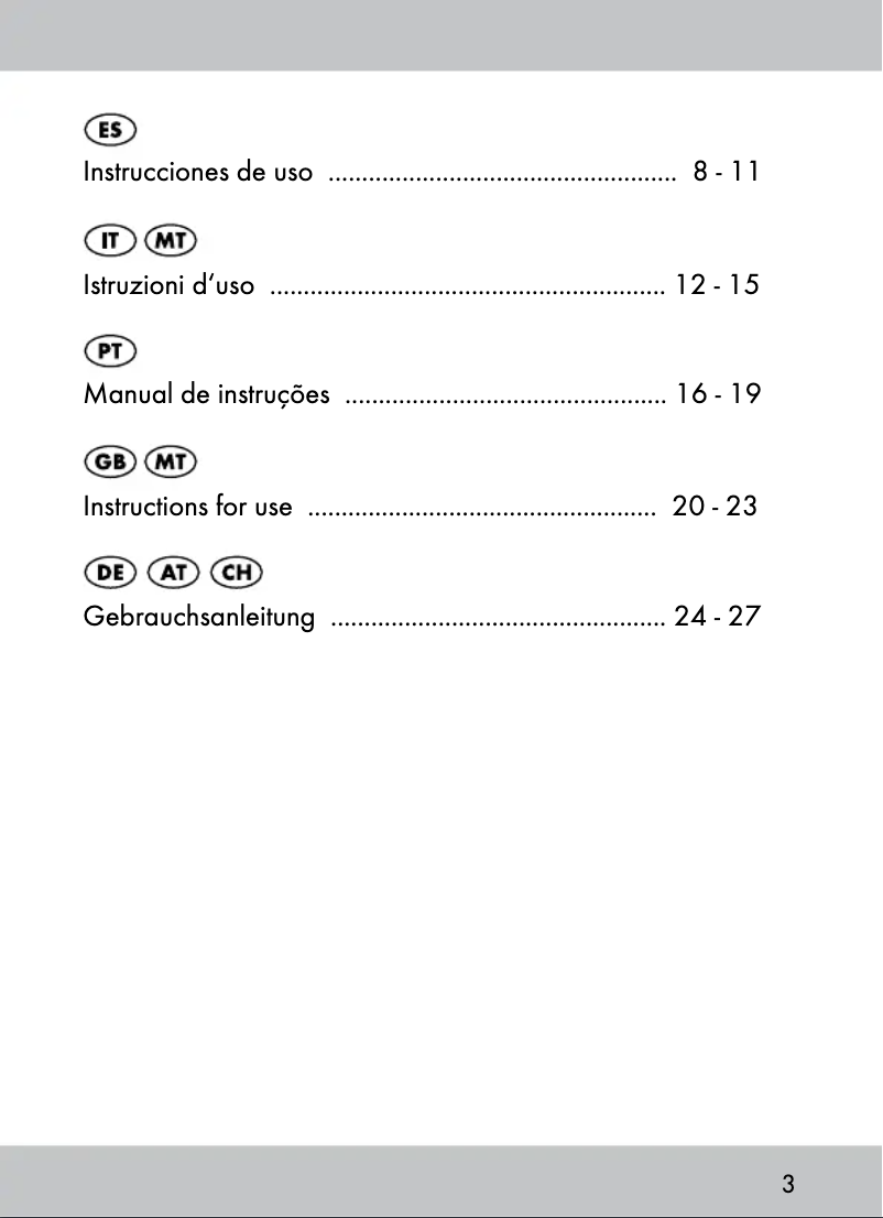 Page n°1 - Manuel utilisateur Crivit IAN 96800