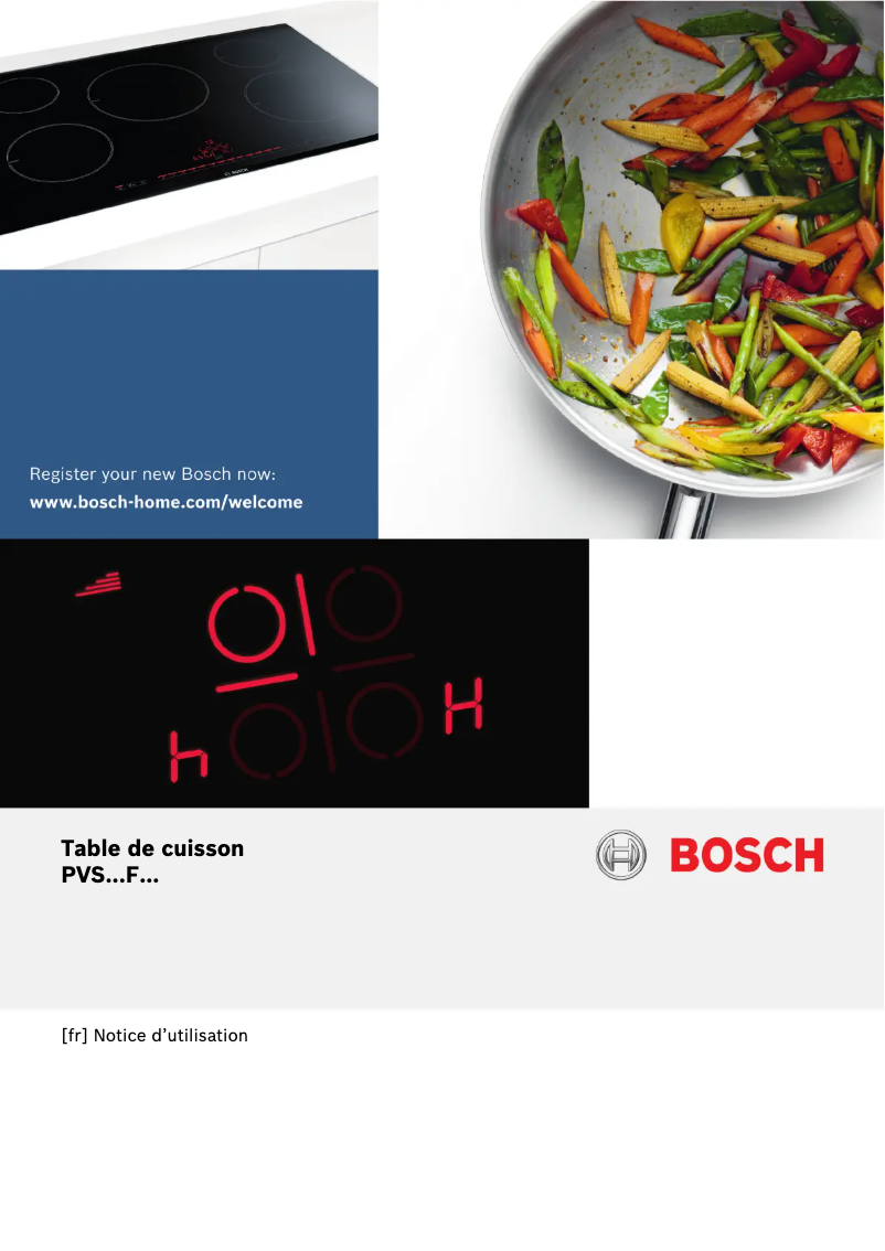 Page n°1 - Manuel utilisateur Bosch PVS845FB1E
