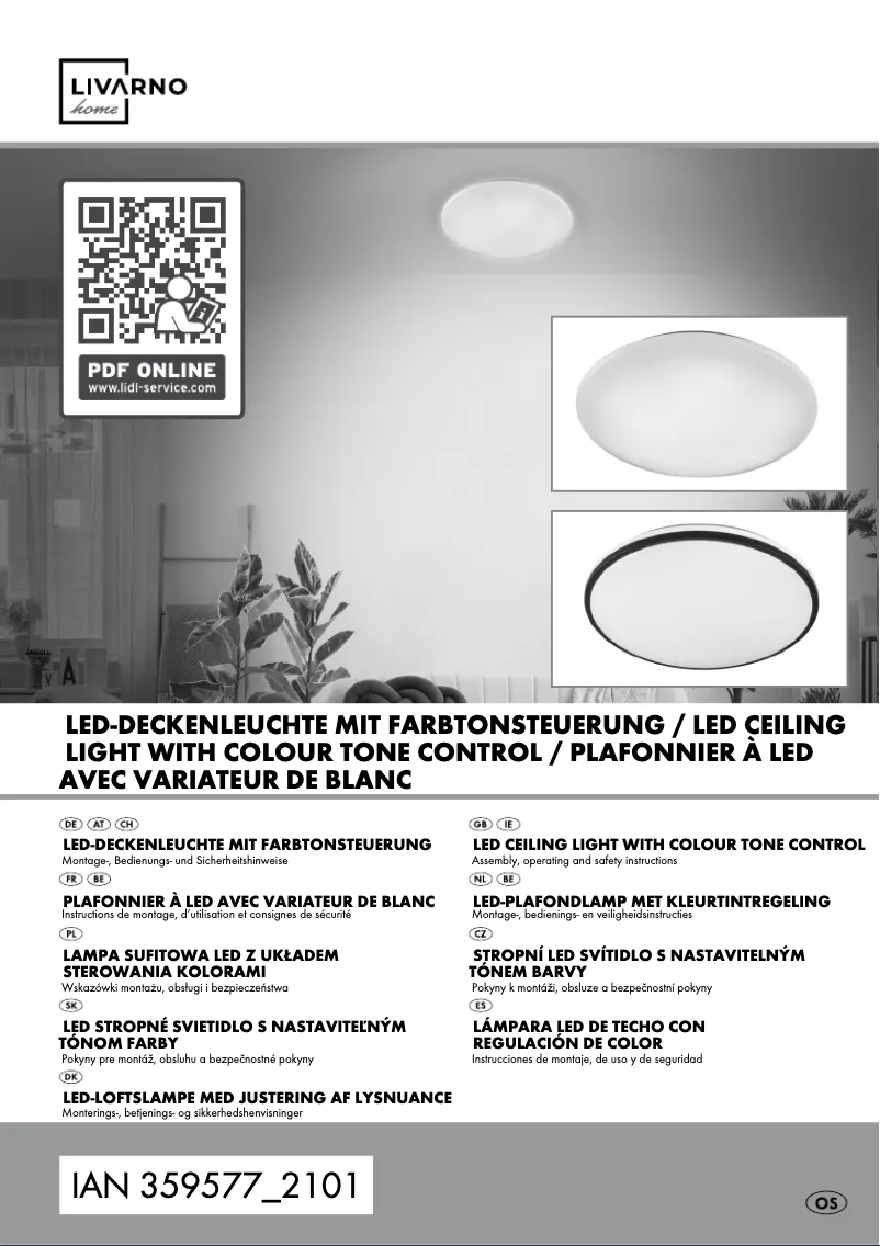 Image de la première page du manuel de l'appareil IAN 359577