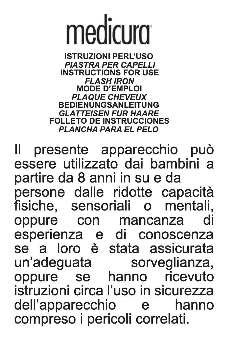 Page 1 de la notice Manuel utilisateur Medicura M362