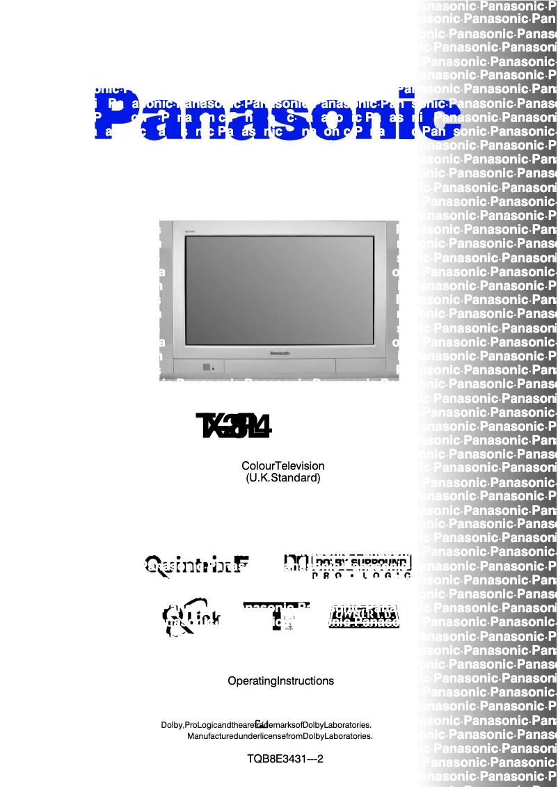Page 1 de la notice Manuel utilisateur Panasonic TX-28PL4