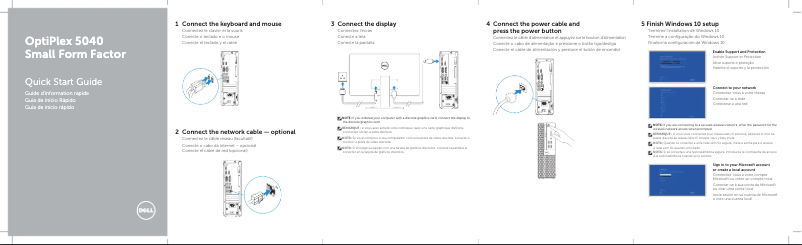 Image de la première page du manuel de l'appareil OptiPlex 5040