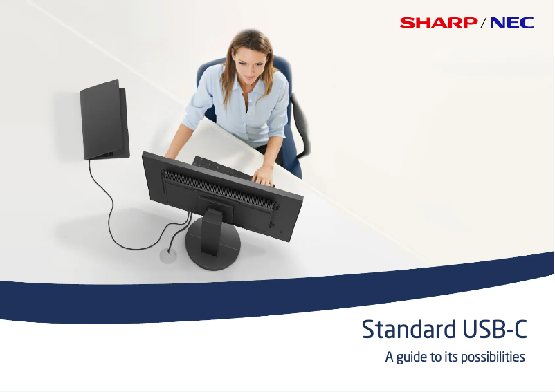 Page 1 de la notice Brochure Sharp MultiSync EA272U