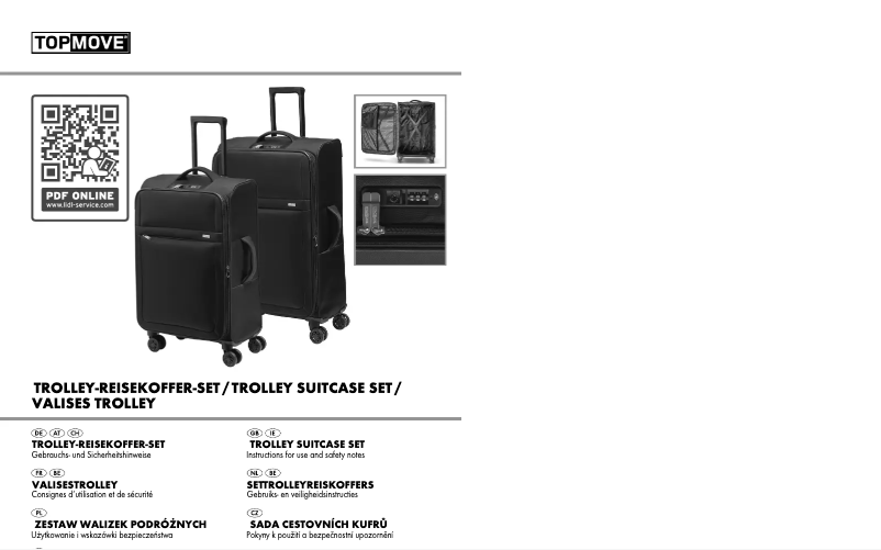 Page n°1 - Manuel utilisateur Topmove IAN 311613