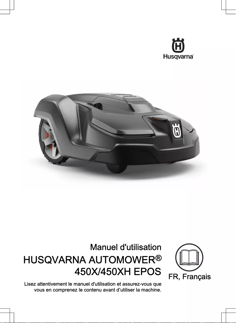 Page 1 de la notice Manuel utilisateur Husqvarna Automower 450XH EPOS